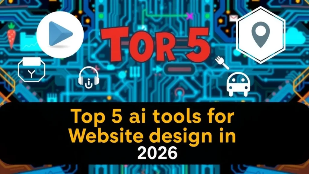 أفضل 5 برنامج ذكاء اصطناعي لتصميم المواقع في 2026