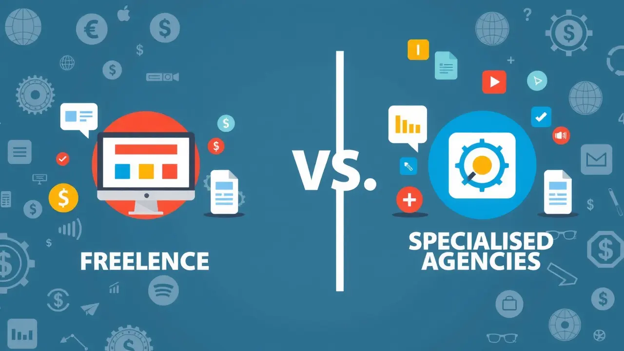 كيف تحسب تكلفة تصميم موقع الكتروني قبل التعامل مع أي شركة؟ مقارنة تكلفة تصميم موقع إلكتروني بين المستقلين والوكالات المتخصصة