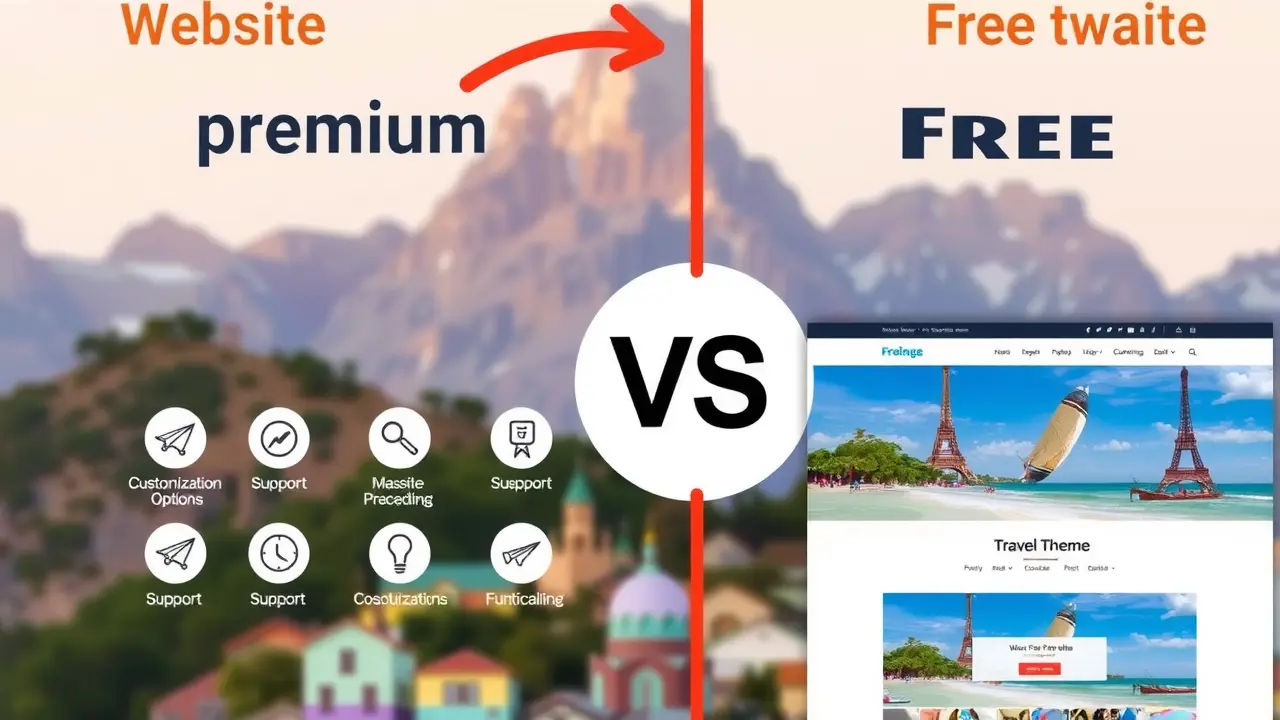 اقوى 10 قالب ووردبريس مدفوع لموقع سياحي 2025 مقارنة بين قالب ووردبريس مدفوع ومجاني لموقع سياحي