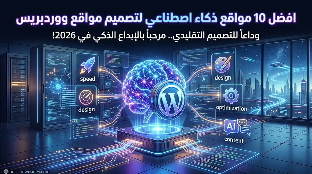افضل 10 مواقع ذكاء اصطناعي لبناء مواقع ووردبريس (دليل 2026)