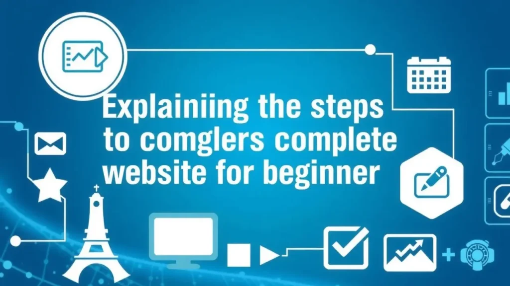شرح خطوات تصميم موقع الكتروني متكامل للمبتدئين