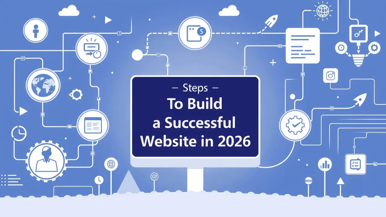 خطوات بناء موقع الكتروني ناجح في 2026 خطوات بناء موقع الكتروني ناجح في 2026
