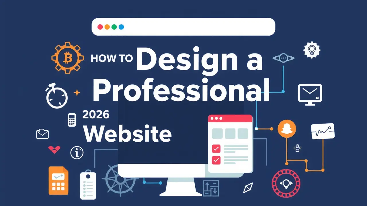 كيفية تصميم موقع الكتروني احترافي في 2026 كيفية تصميم موقع الكتروني احترافي في 2026.