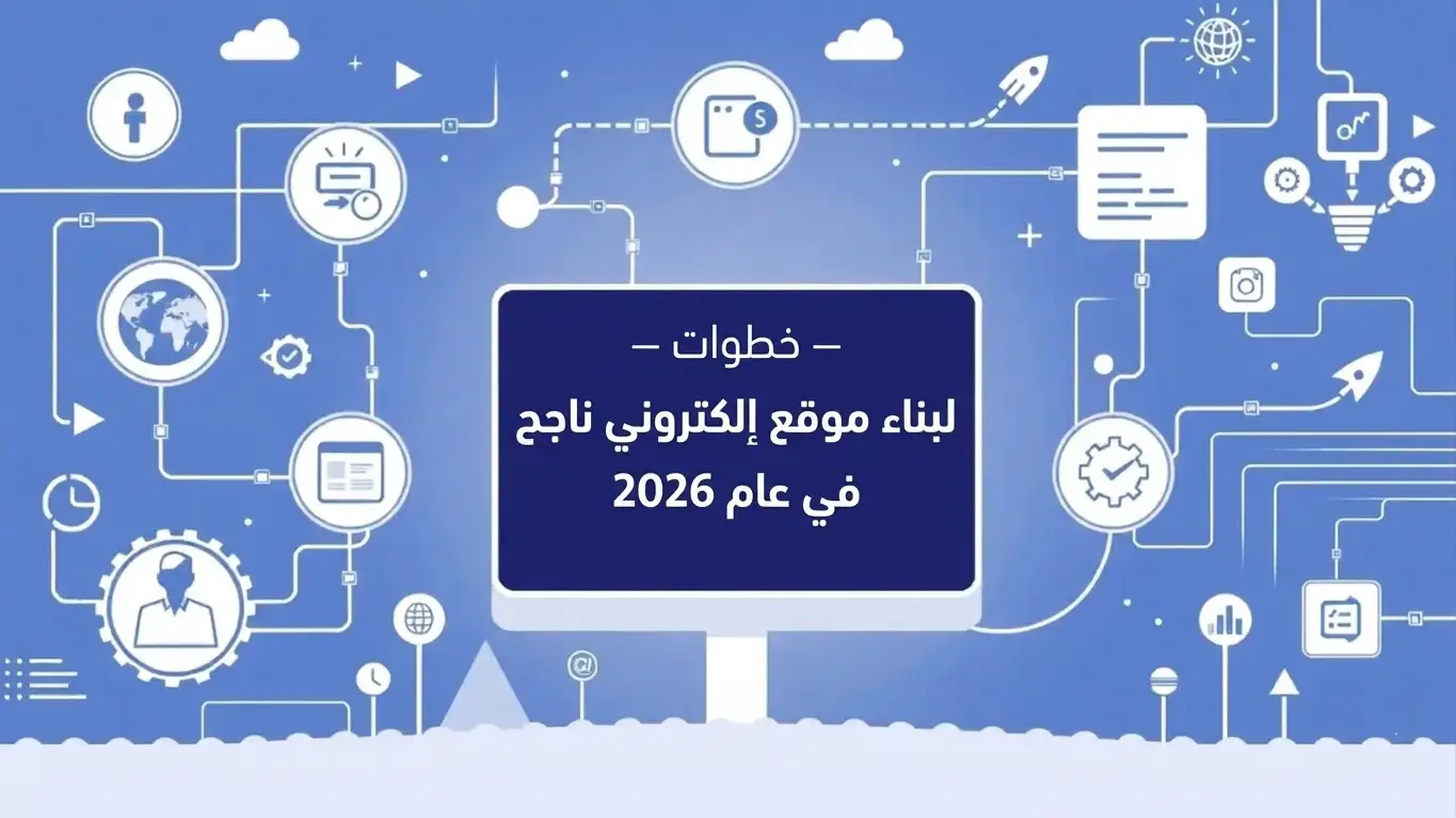 خطوات بناء موقع الكتروني ناجح في 2026 خطوات بناء موقع الكتروني ناجح في 2026