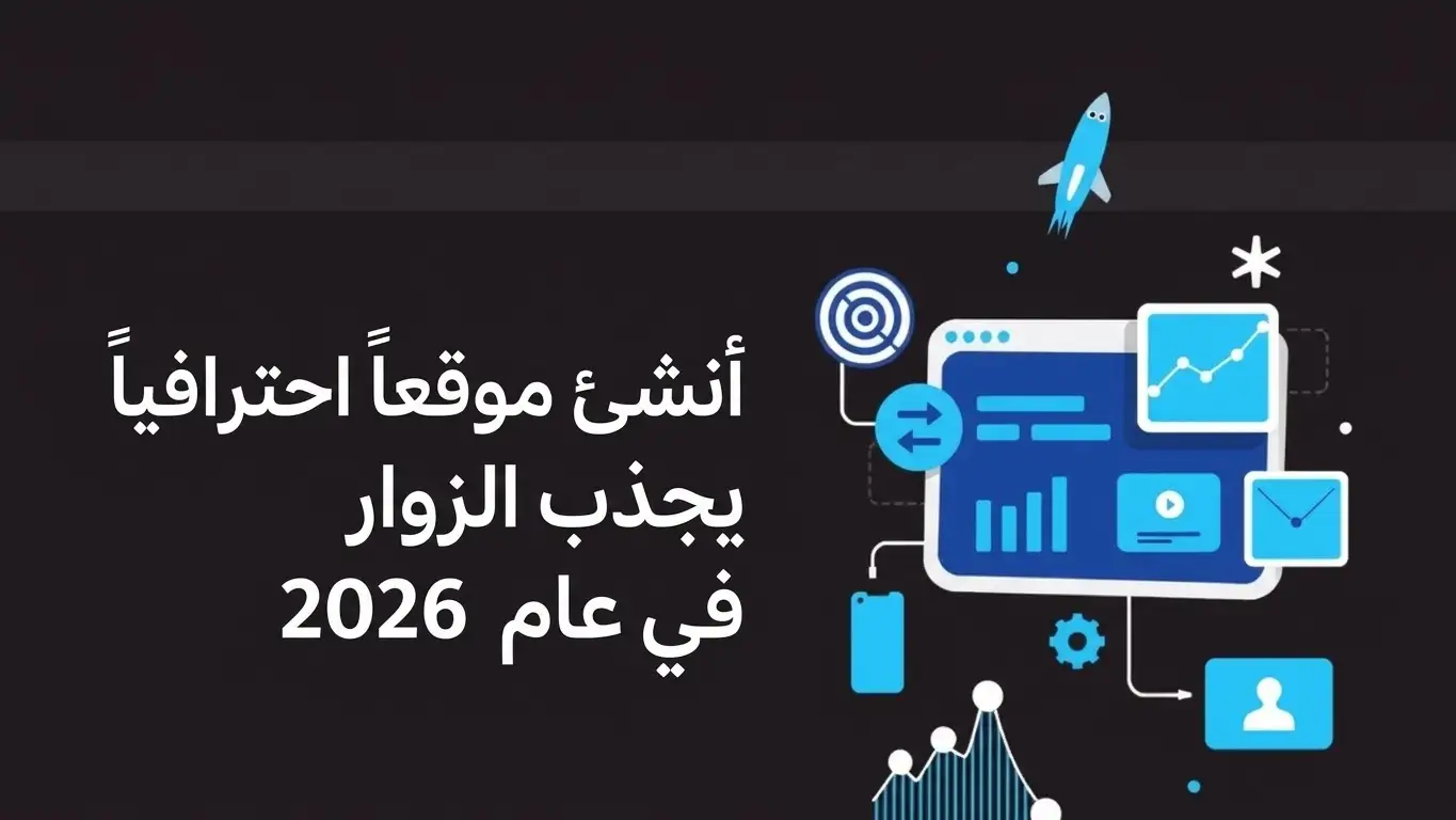 كيفية تصميم موقع احترافي يجذب الزوار في 2026 كيفية تصميم موقع احترافي يجذب الزوار في 2026
