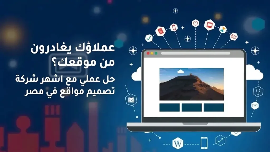 عملاؤك يهربون من موقعك؟ حل عملي مع أشهر شركة تصميم مواقع في مصر