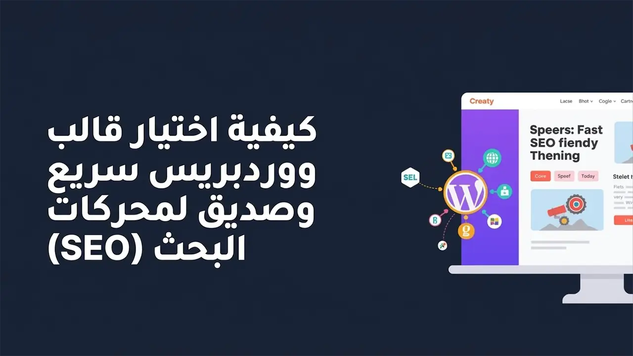 كيف تختار قالب ووردبريس سريع صديق للسيو