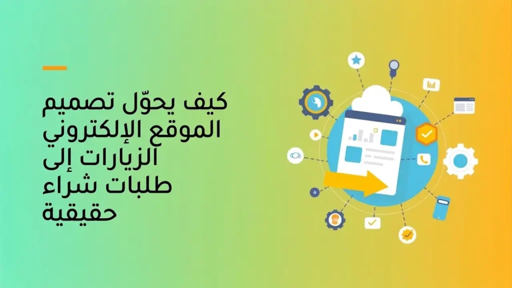 كيف يحوّل تصميم موقع الويب الزيارات إلى طلبات شراء فعلية