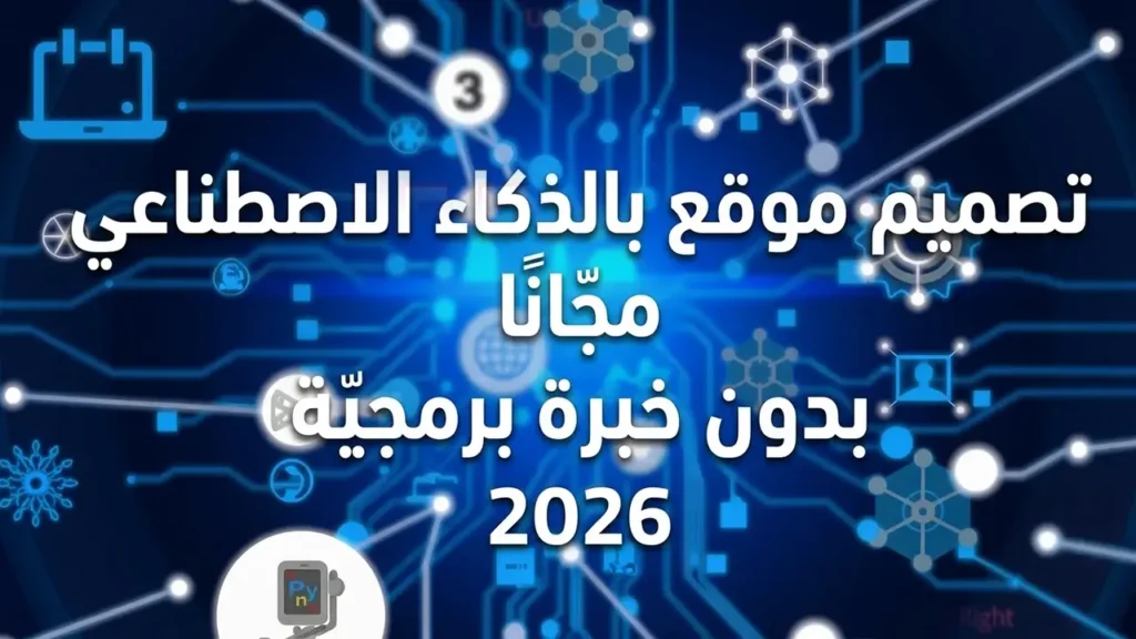 تصميم موقع بالذكاء الاصطناعي مجانا في 10 دقائق فقط