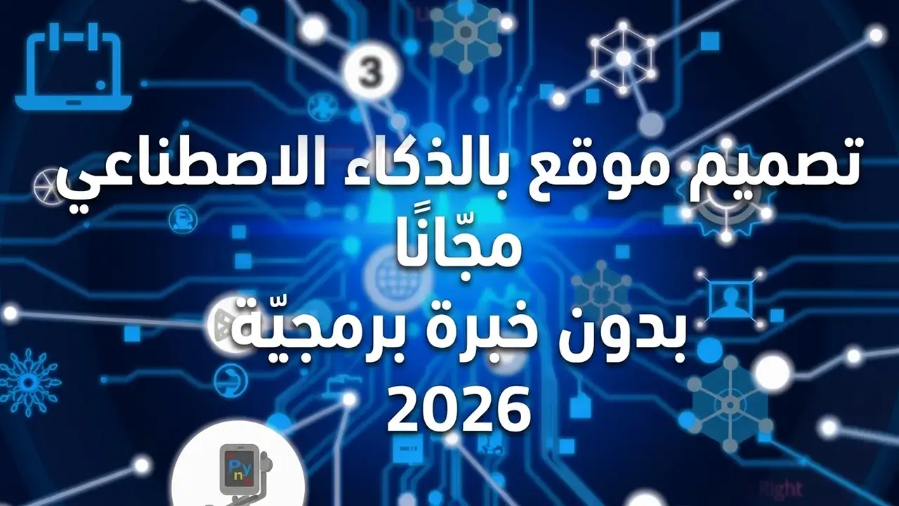 تصميم موقع بالذكاء الاصطناعي مجانا في 10 دقائق فقط