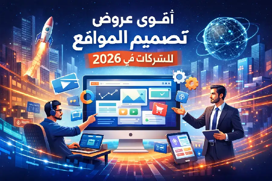 أقوى عروض تصميم المواقع للشركات في 2026