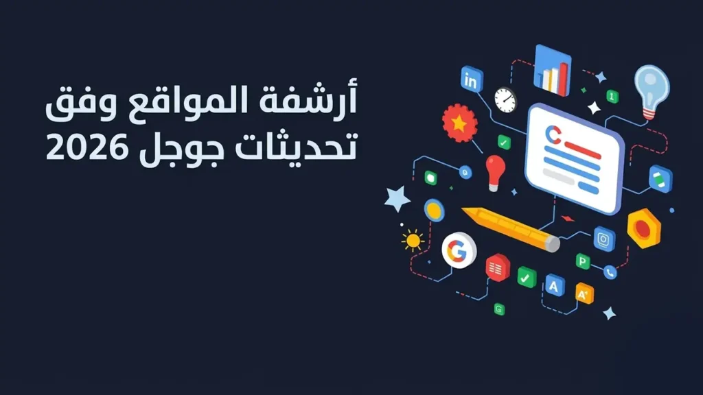 ارشفة المواقع وفق تحديثات جوجل 2026 بدون عقوبات