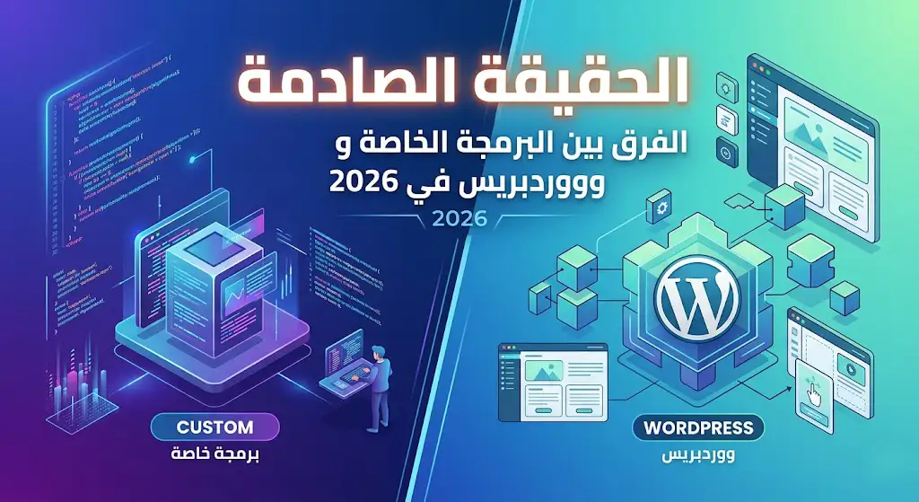الفرق بين البرمجة الخاصة و ووردبريس
