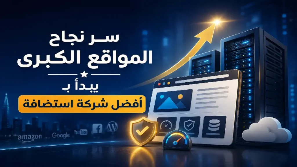 سر نجاح المواقع الكبرى يبدأ بـ أفضل شركة استضافة